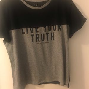 NY&CO-LIVE YOUR TRUTH TEE